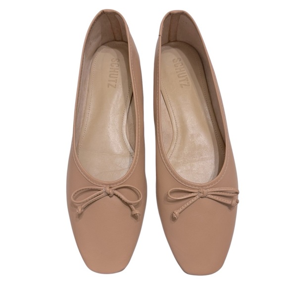 New Schutz Arissa Square Toe Ballet Flat Sz 9 - Picture 10 of 11